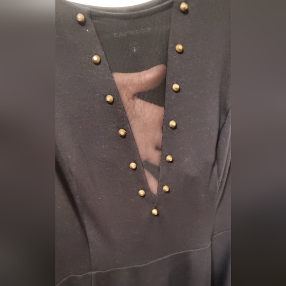 2/$55 LBD hardware with deep v sheerness embellishment - Picture 3 of 7